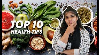 TOP 10 HEALTH TIPS | Interpreted in Sign Language