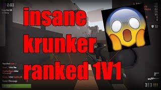 INSANE RANKED ELO 1V1 CLUTCHED UP AT THE END TOP 10 KRUNKER WTF MOMENTS