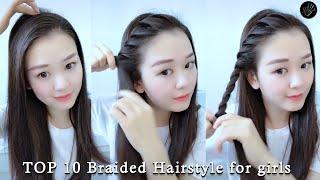 TOP 10 Braided Hairstyle Personalities for School Girls