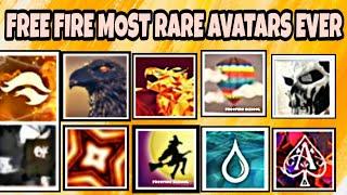 Free Fire Rank Season 1-10 all avatars [ free fire most rare avatars ever ] किसी के पास नहीं है 