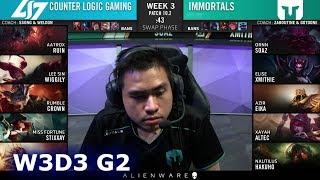 CLG vs Immortals | Week 3 Day 3 S10 LCS Spring 2020 | CLG vs IMT W3D3