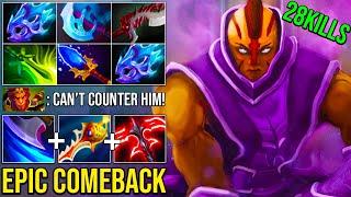 EPIC STYGIAN DESOLATOR + RAPIER ANTI MAGE | Super Farm God Nothing Can Stop Him 7.24 Dota 2