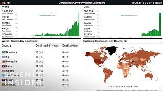 Coronavirus Live Tracker Of COVID-19 Cases Worldwide, April 8