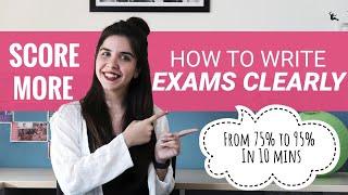 How To Score MORE IN 10 MINS *WITHOUT* extra studying! Exam Paper Presentation Tips & Hacks|Heli Ved