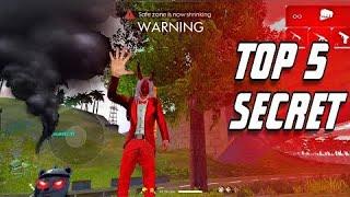 top 5 secret hiding  place in free fire