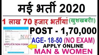 Top 5 Government Job Vacancy in May 2020 | Latest Govt Jobs 2020 / Sarkari Naukri 2020