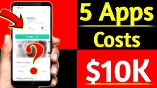 TOP 5 MOST EXPENSIVE ANDROID APPS / GAMES THAT COSTS 10K$ + DOLLARS IN 2020 |