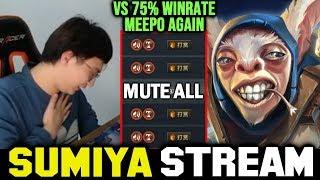 SUMIYA Invoker vs 75% Winrate Meepo Spammer AGAIN | Sumiya Invoker stream Moment #1246