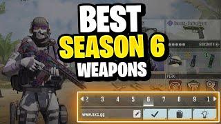 Top Ten Weapons in Season 6 for Cod Mobile! BEST GUNSMITH FOR CODM!