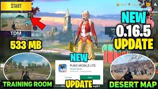 PUBG MOBILE LITE NEW 0.16.5 UPDATE ALL BIGGEST FEATURES