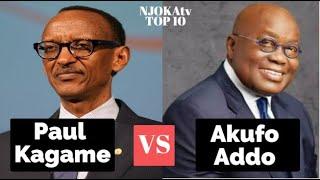 Paul Kagame VS Nana Akufo Addo - WHO IS BETTER |  President of Rwanda vs President of Ghana