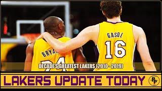 LAKERS UPDATE JANUARY 2, 2020 | Top 10 Best Lakers Player For The Last Decade 2010 - 2019