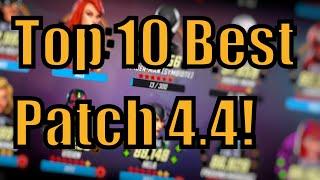 Top 10 Best Characters October 2020 Patch 4.4! Marvel Strike Force