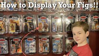 How to Display your Star Wars Action Figures!! Vintage Collection and Black Series