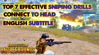 (ENG SUB)TOP 7 EFFECTIVE SNIPING DRILLS!! CONNECT TO HEAD!! QIU WAN GAMING!!