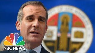 LA Mayor Eric Garcetti Gives Coronavirus Update | NBC News