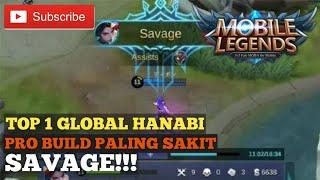 HANABI BEST BUILD EMBLEM SUPPORT SAVAGE TOP 1 GLOBAL 2020 TERBARU - Mobile Legends Indonesia