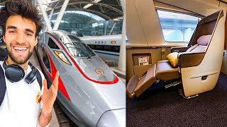 FIRST CLASS BULLET TRAIN in CHINA (All Time Greatest Train Seat)!