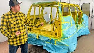 THE BANANA IS UNRECOGNIZABLE! Matt's Off Road Recovery Jeep Gets Some Well Deserved Fresh Paint