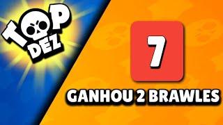 7 ITENS e GANHOU 2 BRAWLES!! TOP 10 DAS MELHORES REAÇÕES BRAWL STARS