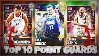 RANKING THE TOP 10 BEST POINT GUARDS IN NBA 2K21 MyTEAM!!