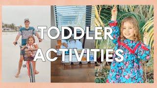 10 At Home Preschool Learning Ideas for Toddlers! Busy Toddler Activities!