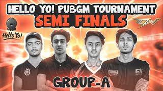 Hello Yo Pubg Tournament S2 | Semi Finals - Group A | Top Clan War - TCW | Pubg Mobile