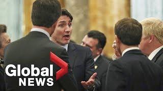 Video captures Trudeau seemingly speak candidly about Trump at NATO summit