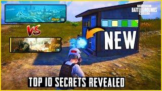 Season 18 HUGE Update : Top 10 Secrets || Pubg New Version