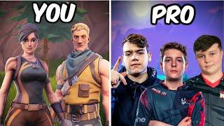 The Difference Between You And Pro Fortnite Players!