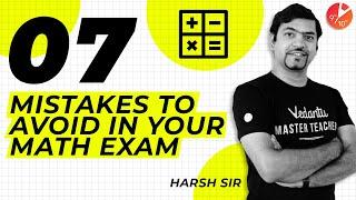 7 Common Mistakes to Avoid in Maths Board Exams 2020 | CBSE Class 10 Maths Exam Preparation Vedantu