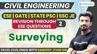 10 PM - ESE, GATE, STATE PSC, SSC JE 2019-20 | Civil Engg by Sandeep Sir | Surveying