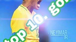 Neymar Jr top 10 goll in Brazil national team football