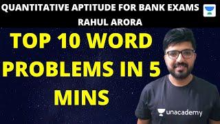 Top 10 word problem in 5 minutes by Rahul Arora