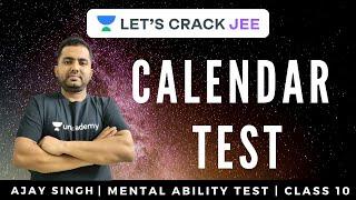 Calendar Test | Mental Ability Test | Class 10 | Foundation Course
