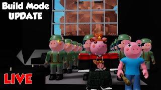 PLAYING YOUR INSANE PIGGY MAPS ROBLOX PIGGY BUILD MODE UPDATE LIVE