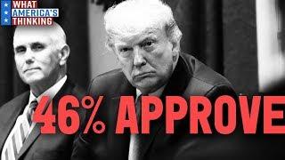 The President's approval rating holds steady at 46%