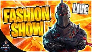 Fortnite Fashion Show Live! Skin Competition |CUSTOM MATCHMAKING SOLO/DUO/SQUAD SCRIMS FORTNITE