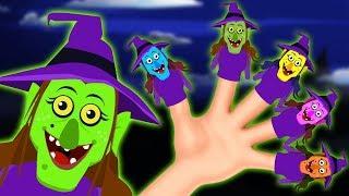 The Witch Finger Family | Scary and Fun Nursery Rhymes For Kids By Teehee Town