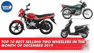 Top 10 Best Selling Two Wheelers In The Month Of December 2019