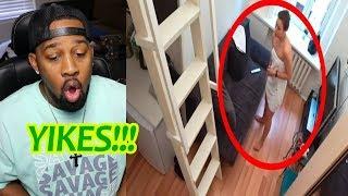 10 WEIRD THINGS CAUGHT ON SECURITY CAMERAS & CCTV (REACTION!!!)