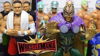 WRESTLEMANIA ELITE 2-PACK REY MYSTERIO & SAMOA JOE FIGURE REVIEW!