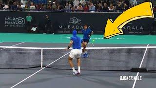 Novak Djokovic vs Karen Khachanov BEST POINT EVER?! - Abu Dhabi 2019 (HD)