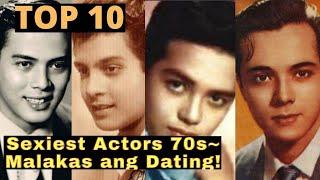 TOP 10 Sexiest Male Actors Dekada 70 - Malakas ang Dating sa mga kababaihan