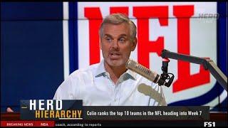 The Herd | Colin Cowherd reacts to NFL Power Rankings Top 10 Week 7: No. 1 Tampa Bay Buccaneers