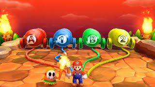 Mario Party The Top 100 MiniGames - Mario Vs Yoshi Vs Luigi Vs Peach (Master Cpu)