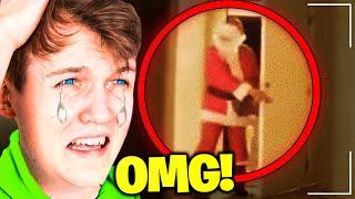 9 YouTubers Who Caught SANTA CLAUS ON CAMERA! (LankyBox, FGTeeV & FV FAMILY)