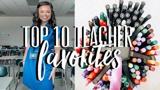 TOP 10 TEACHER FAVORITES | *first year*