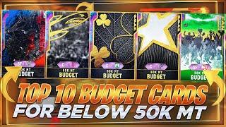 TOP 10 BEST BUDGET CARDS THAT YOU CAN PICK UP FOR 50K MT OR BELOW!! NBA 2K20 BEST BUDGET CARDS!!