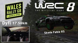 WRC8 | Weekly Challenge | Wales Dyfi | 10'23"525 | Skoda Fabia R5 - Car Setup + Replay